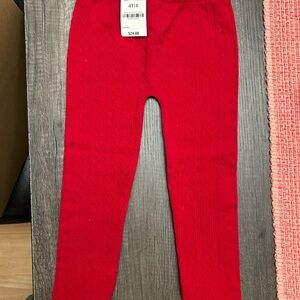 Epic Threads Vibrant Red Kids Leggings